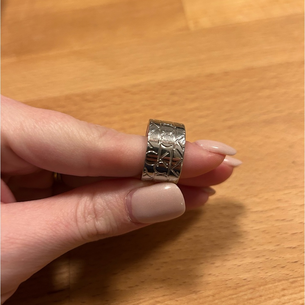 Calvin Klein silver ring